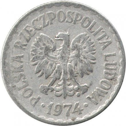 Польша 1 злотый 1974 год
