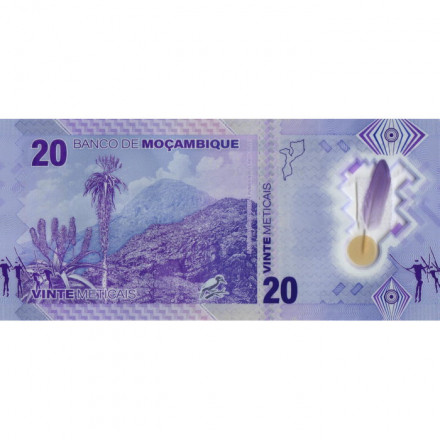 Мозамбик 20 метикалов 2024 год - UNC