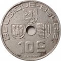 Бельгия 10 сантимов 1938 год BELGIQUE-BELGIE