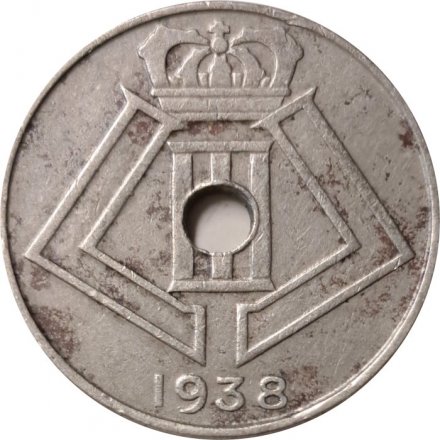 Бельгия 10 сантимов 1938 год BELGIQUE-BELGIE