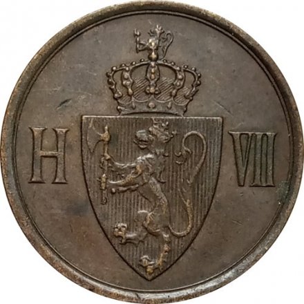 Норвегия 2 эре 1907 год
