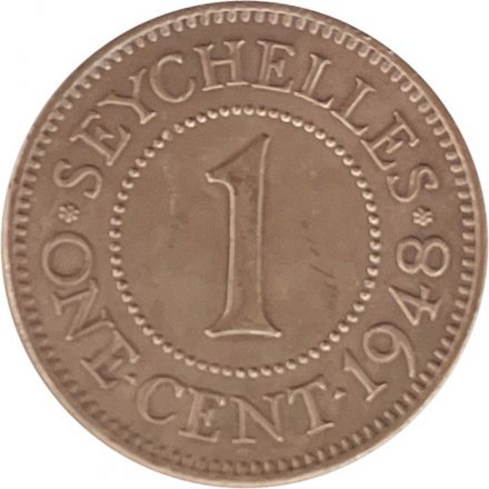 Сейшелы 1 цент 1948 год