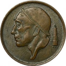 Бельгия 50 сантимов 1965 год BELGIQUE