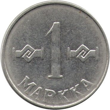 Финляндия 1 марка 1962 год