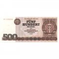ГДР 500 марок 1985 год -  UNC