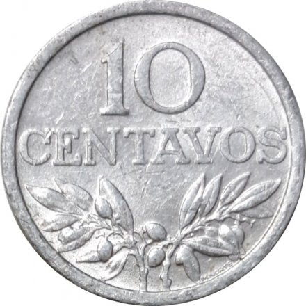 Португалия 10 сентаво 1975 год