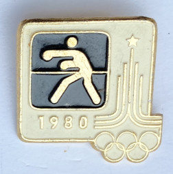 Значок. Олимпиада. Москва 1980. Бокс