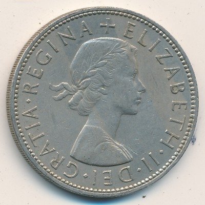 Великобритания 1/2 кроны 1964 год