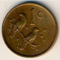 ЮАР 1 цент 1967 год (SOUTH AFRICA)
