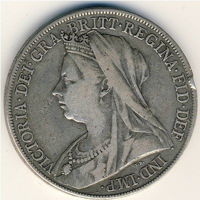 Великобритания 1 крона 1900 год
