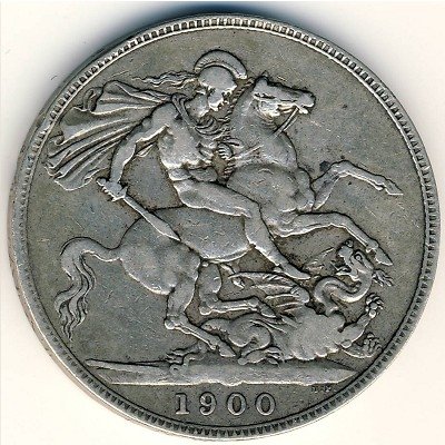 Великобритания 1 крона 1900 год