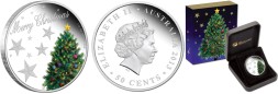 Монета Австралия 50 центов 2013 год - Счастливого Рождества