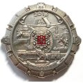 Настольная медаль 75 лет Метрострой. Санкт-Петербург 2016 год