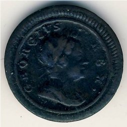 Великобритания 1 фартинг 1720 год