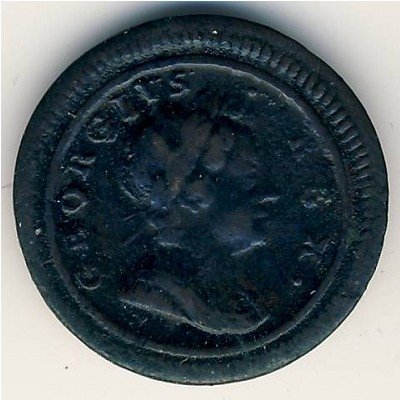 Великобритания 1 фартинг 1720 год