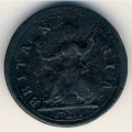 Великобритания 1 фартинг 1720 год