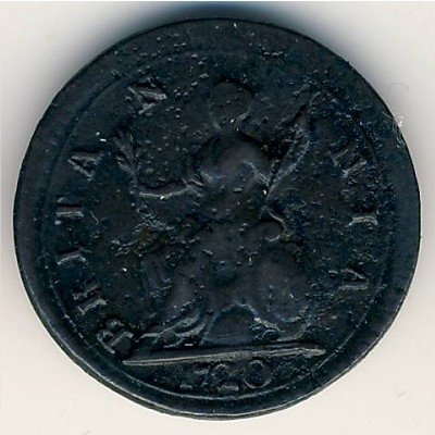 Великобритания 1 фартинг 1720 год