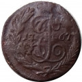 Полушка 1767 год ЕМ Екатерина II (1762 - 1796) - VF