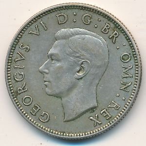 Великобритания 2 шиллинга (1 флорин) 1937 год