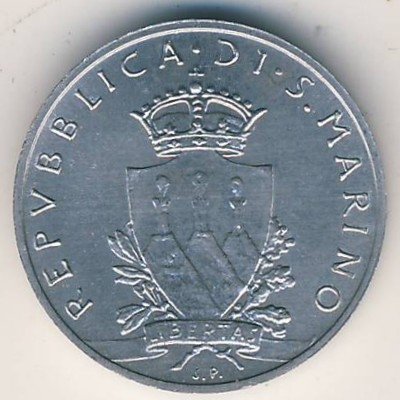 Сан-Марино 1 лира 1979 год - Рапира