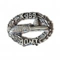 Знак Подводная лодка К-189. 40 лет (серебристый)