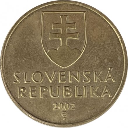 Словакия 1 крона 2002 год - Мадонна с младенцем