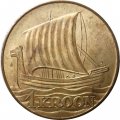 Жетон Эстония 1 крона 1990 год - Корабль - Монета Проба