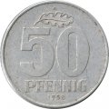 ГДР 50 пфеннигов 1958 год