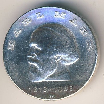 ГДР 20 марок 1968 год
