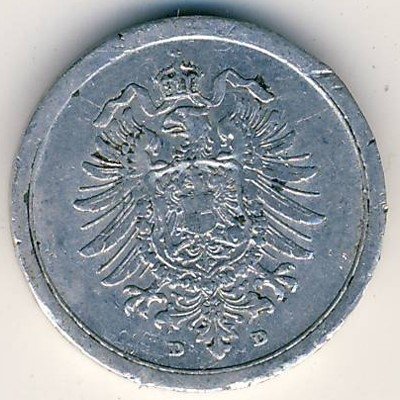 Германия 1 пфенниг 1918 год