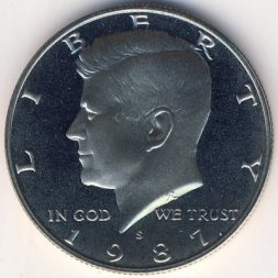 США 1/2 доллара 1987 год