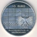 Германия 10 евро 2007 год - 50 лет Немецкому федеральному банку
