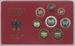 Евро серия Proof Германия 2003 год - Монетный двор «F» (8 монет)