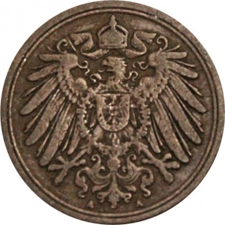 Германия 1 пфенниг 1909 год (A)
