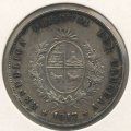 Уругвай 50 сентесимо 1917 год
