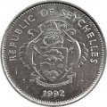 Сейшелы 25 центов 1992 год