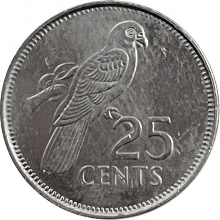 Сейшелы 25 центов 1992 год