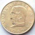 Финляндия 1000 марок 1960 год - 100 лет валютной системе Снелльмана