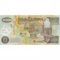 Замбия 500 квача 2006 год - Орлан-крикун. Баобаб. Слон - XF