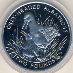 Монета Южная Джорджия и Южные Сэндвичевы острова 2 фунта 2006 год