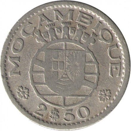 Мозамбик 2,5 эскудо 1952 год