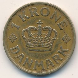Дания 1 крона 1929 год