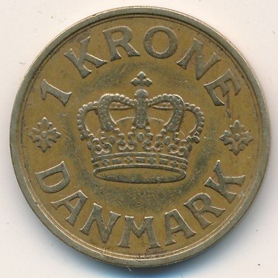 Дания 1 крона 1929 год