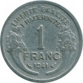 Франция 1 франк 1941 год (Алюминий)