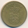Дания 2 кроны 1949 год - Король Фредерик IX
