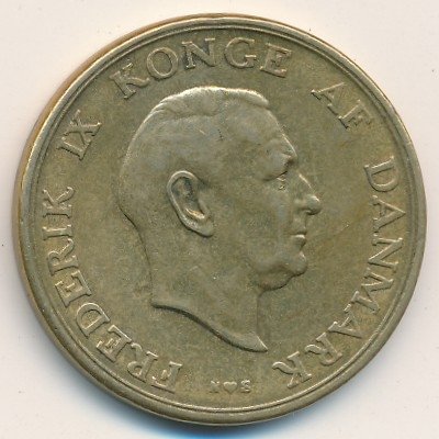 Дания 2 кроны 1949 год - Король Фредерик IX