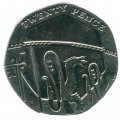 Великобритания 20 пенсов 2011 год
