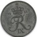 Дания 5 эре 1953 год
