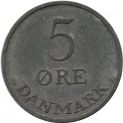 Дания 5 эре 1953 год