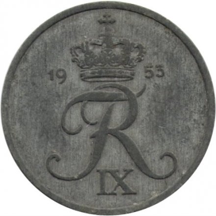 Дания 5 эре 1953 год